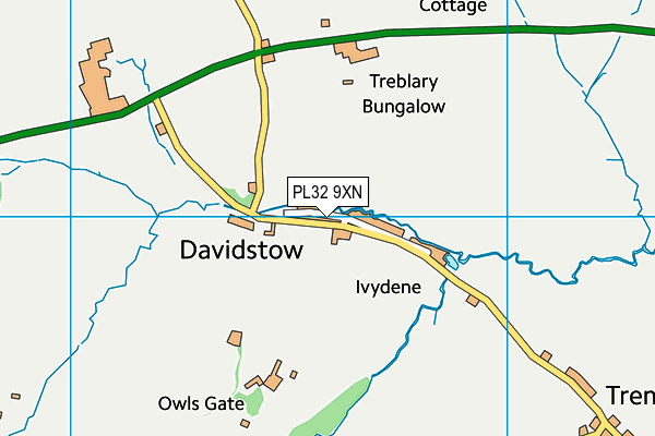 PL32 9XN map - OS VectorMap District (Ordnance Survey)