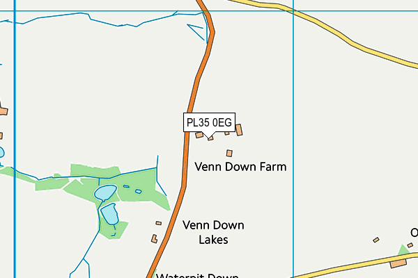 PL35 0EG map - OS VectorMap District (Ordnance Survey)