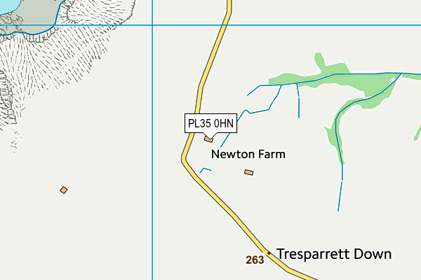 PL35 0HN map - OS VectorMap District (Ordnance Survey)