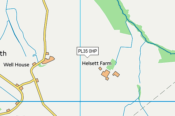 PL35 0HP map - OS VectorMap District (Ordnance Survey)