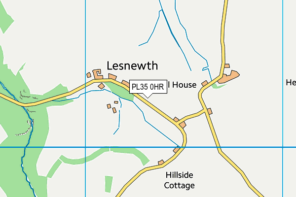 PL35 0HR map - OS VectorMap District (Ordnance Survey)