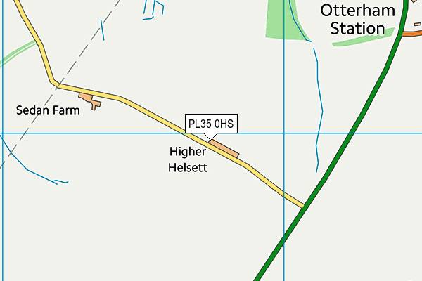 PL35 0HS map - OS VectorMap District (Ordnance Survey)
