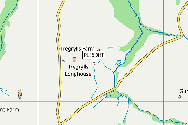 PL35 0HT map - OS VectorMap District (Ordnance Survey)