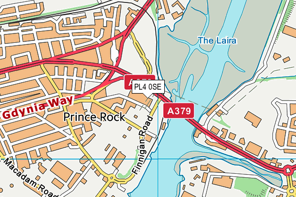 PL4 0SE map - OS VectorMap District (Ordnance Survey)