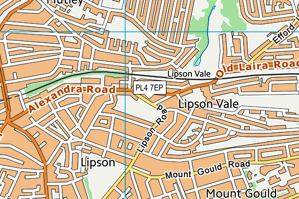 PL4 7EP map - OS VectorMap District (Ordnance Survey)