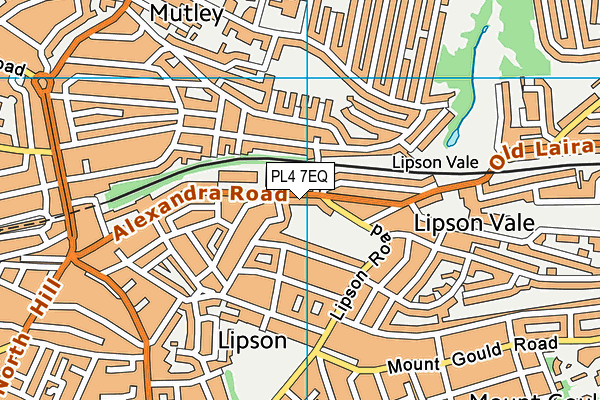 PL4 7EQ map - OS VectorMap District (Ordnance Survey)