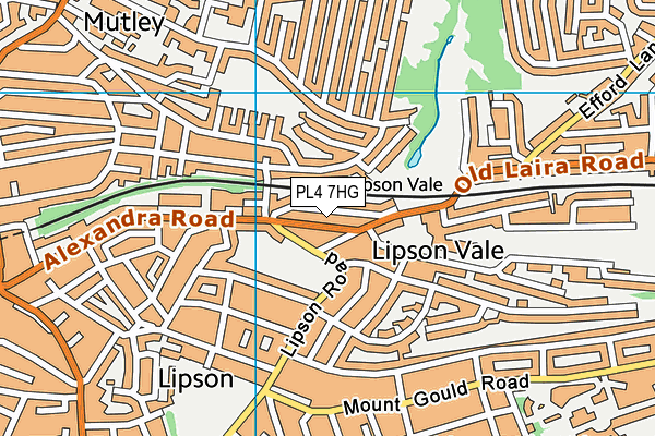PL4 7HG map - OS VectorMap District (Ordnance Survey)