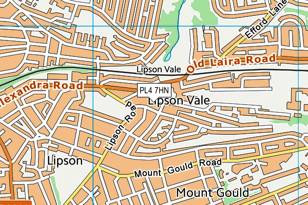 PL4 7HN map - OS VectorMap District (Ordnance Survey)