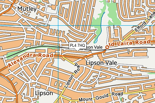 PL4 7HQ map - OS VectorMap District (Ordnance Survey)