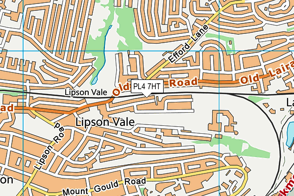 PL4 7HT map - OS VectorMap District (Ordnance Survey)