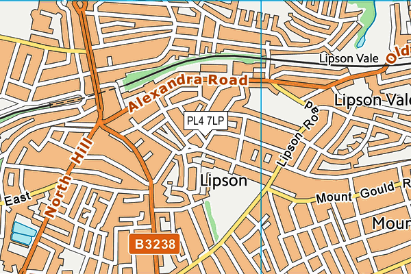 PL4 7LP map - OS VectorMap District (Ordnance Survey)