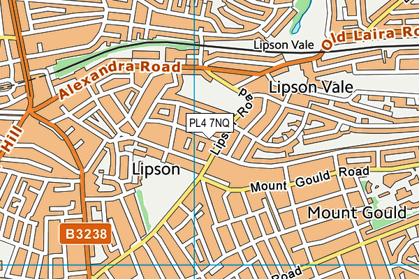 PL4 7NQ map - OS VectorMap District (Ordnance Survey)