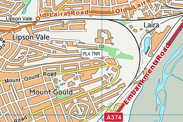 PL4 7NR map - OS VectorMap District (Ordnance Survey)