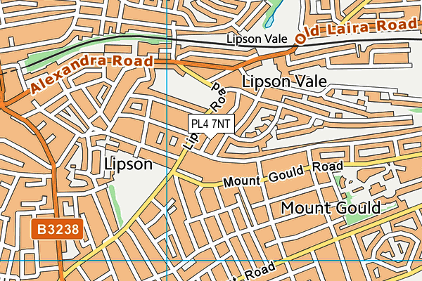 PL4 7NT map - OS VectorMap District (Ordnance Survey)