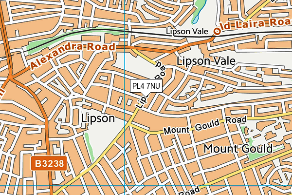 PL4 7NU map - OS VectorMap District (Ordnance Survey)