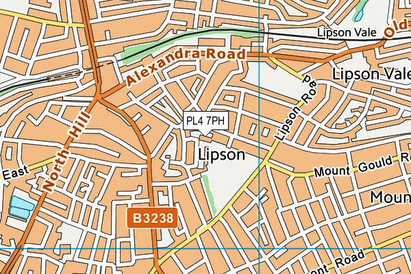 PL4 7PH map - OS VectorMap District (Ordnance Survey)