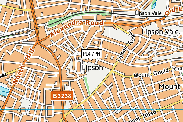 PL4 7PN map - OS VectorMap District (Ordnance Survey)