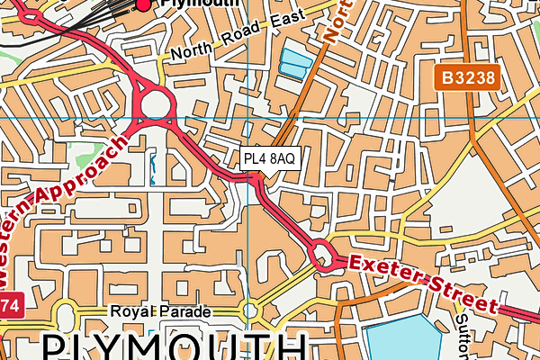 Map of 41 COLLEGE AVENUE (PLYMOUTH) LIMITED at district scale