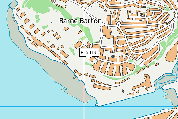 PL5 1DU map - OS VectorMap District (Ordnance Survey)