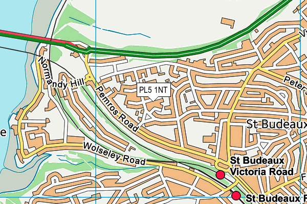 PL5 1NT map - OS VectorMap District (Ordnance Survey)