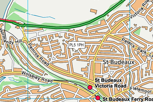 PL5 1PH map - OS VectorMap District (Ordnance Survey)