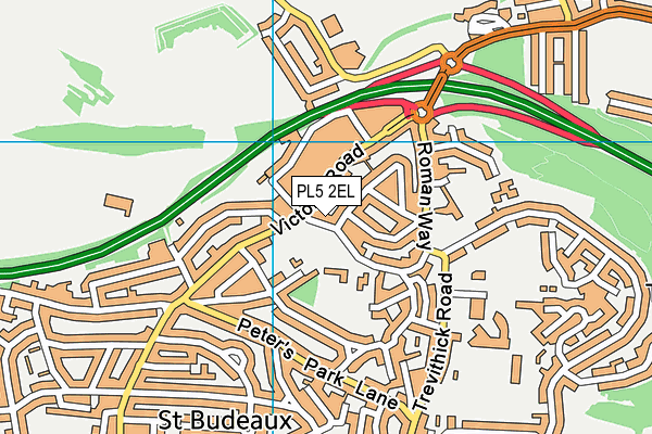 PL5 2EL map - OS VectorMap District (Ordnance Survey)