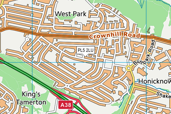 PL5 2LU map - OS VectorMap District (Ordnance Survey)