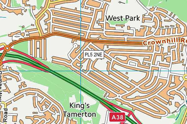 PL5 2NE map - OS VectorMap District (Ordnance Survey)