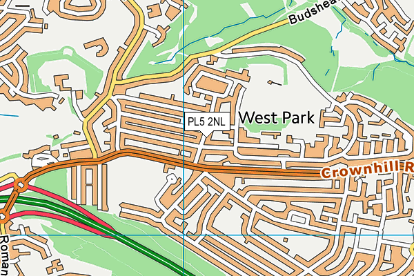 PL5 2NL map - OS VectorMap District (Ordnance Survey)