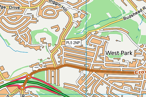 PL5 2NP map - OS VectorMap District (Ordnance Survey)