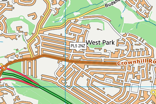 PL5 2NZ map - OS VectorMap District (Ordnance Survey)