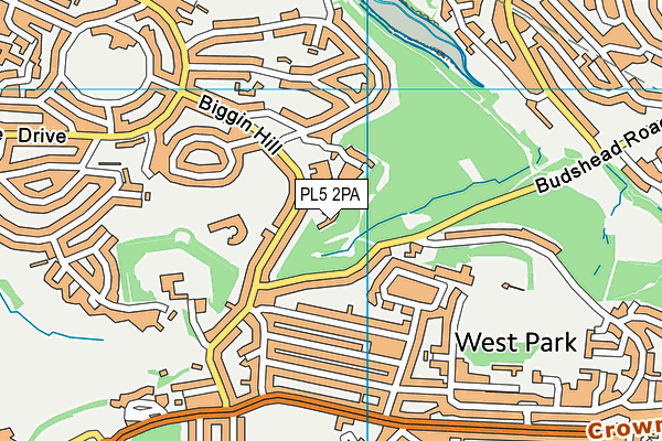 PL5 2PA map - OS VectorMap District (Ordnance Survey)