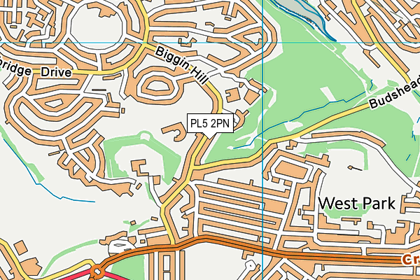 PL5 2PN map - OS VectorMap District (Ordnance Survey)