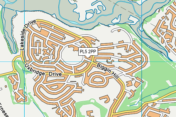 PL5 2PP map - OS VectorMap District (Ordnance Survey)