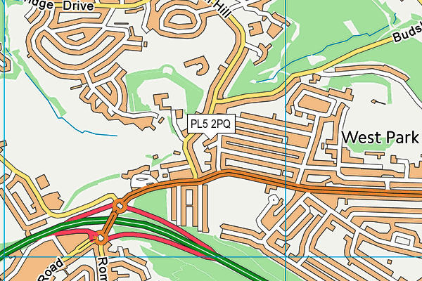 PL5 2PQ map - OS VectorMap District (Ordnance Survey)