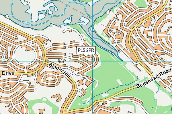 PL5 2PR map - OS VectorMap District (Ordnance Survey)