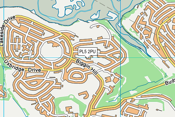 PL5 2PU map - OS VectorMap District (Ordnance Survey)