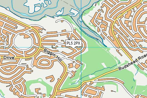 PL5 2PX map - OS VectorMap District (Ordnance Survey)