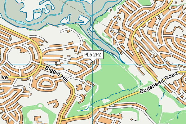 PL5 2PZ map - OS VectorMap District (Ordnance Survey)