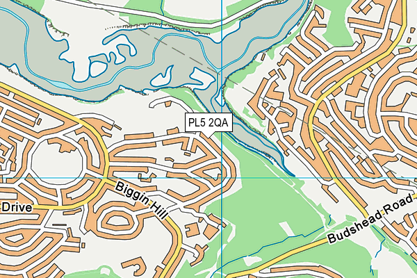 PL5 2QA map - OS VectorMap District (Ordnance Survey)