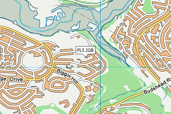 PL5 2QB map - OS VectorMap District (Ordnance Survey)