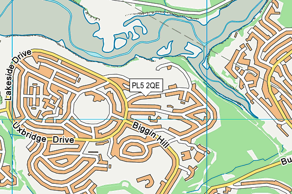 PL5 2QE map - OS VectorMap District (Ordnance Survey)