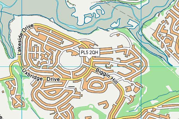 PL5 2QH map - OS VectorMap District (Ordnance Survey)