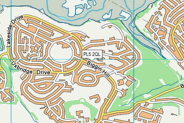 PL5 2QL map - OS VectorMap District (Ordnance Survey)