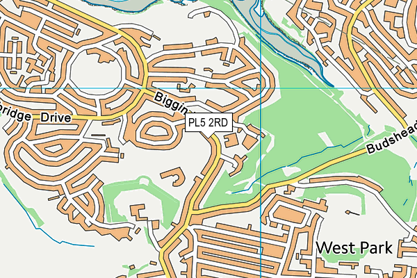 PL5 2RD map - OS VectorMap District (Ordnance Survey)