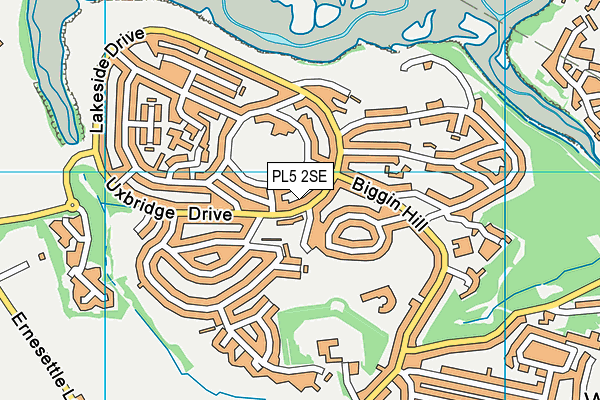PL5 2SE map - OS VectorMap District (Ordnance Survey)