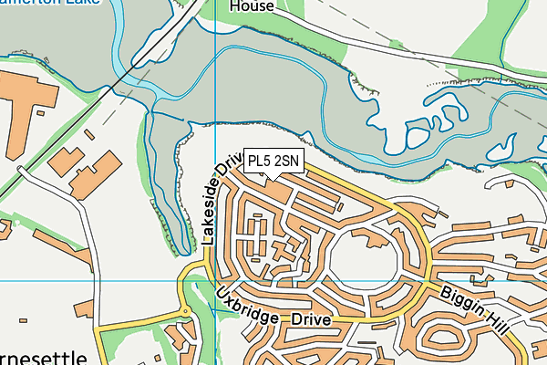 PL5 2SN map - OS VectorMap District (Ordnance Survey)