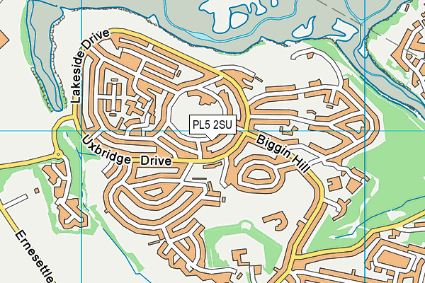 PL5 2SU map - OS VectorMap District (Ordnance Survey)