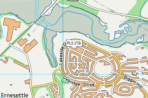 PL5 2TB map - OS VectorMap District (Ordnance Survey)