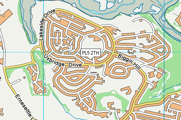 PL5 2TH map - OS VectorMap District (Ordnance Survey)